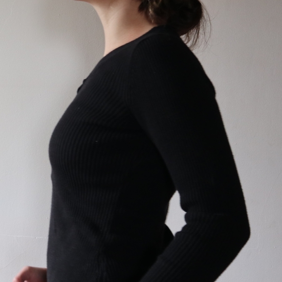 NIC+ZOE Black Longsleeve Top - Picture 3 of 9